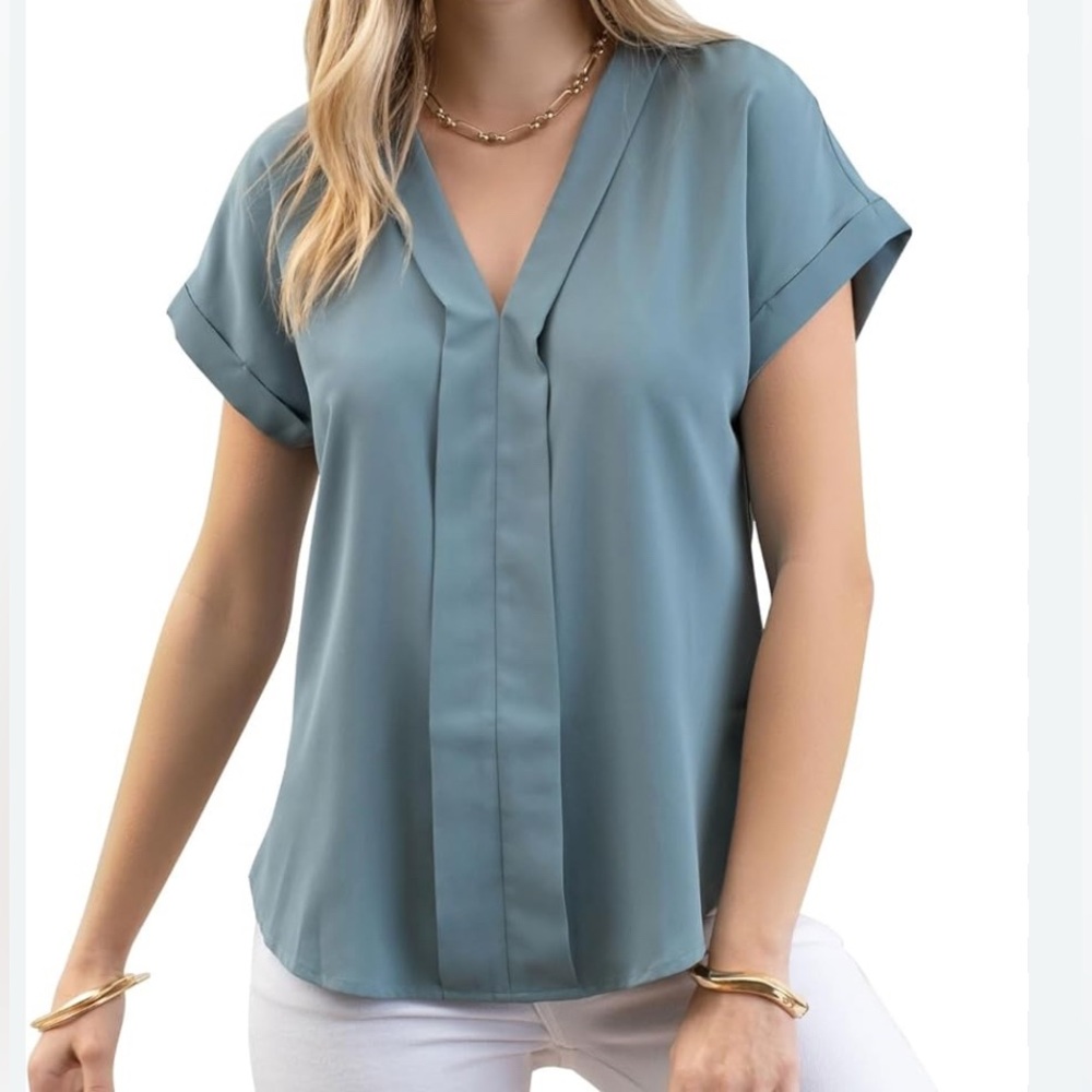 Michael Kors Womens blue Blouse Small